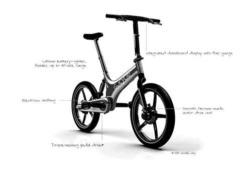 gocycle, összecsukható, elektromos, kerékpár